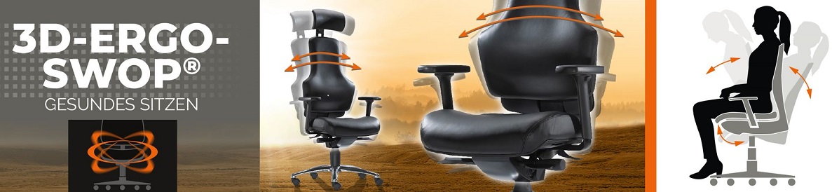 Bürostuhl-Wangen.de ➜ 3D-ErgoSWOP ➜ Bewegtes Sitzen